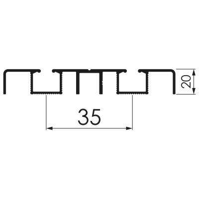 Alüminyum Üst Ray / Upper Rail