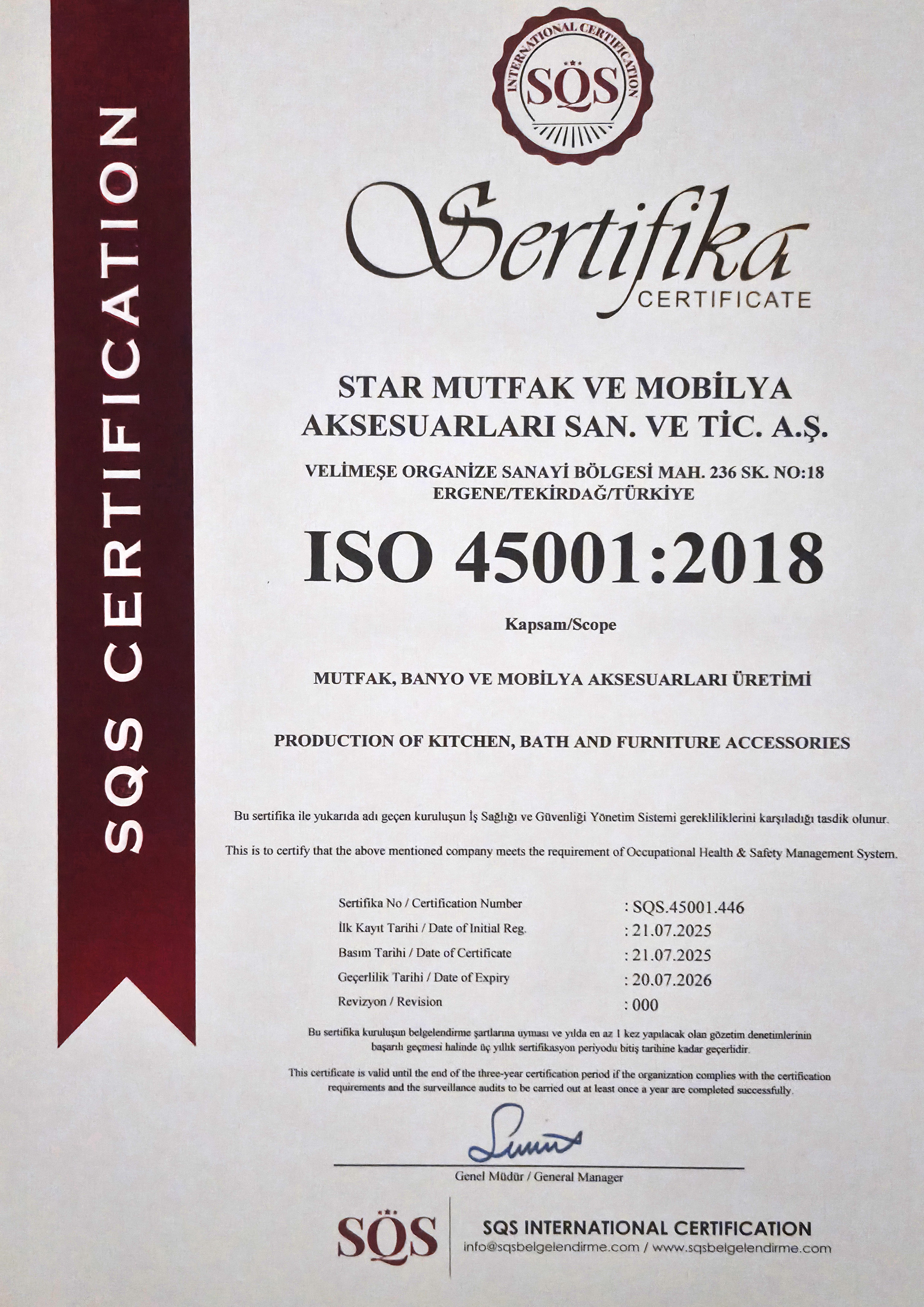 ISO 45001 İncele
